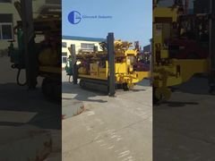 dizel Gl400s 400m Su Kuyusu Sondaj Makinesi Dth Hidrolik Çelik Paletli Şasi
