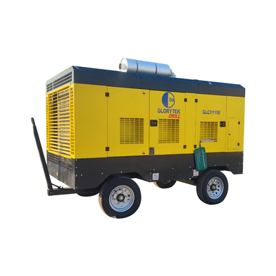 Kalite  GLORYTEK Drilling Rig Tools Diesel Engine Driven Air Compressor Portable For Industrial fabrika
