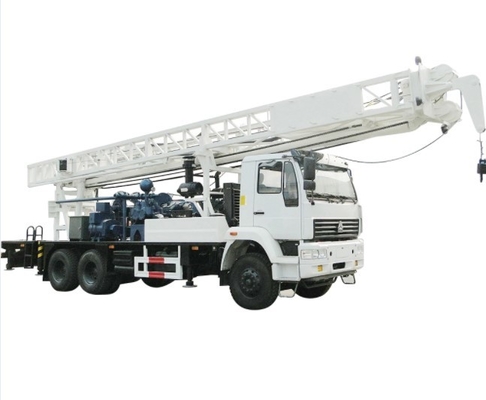C350ZY SINOTRUK Kamyon Montajlı Bor delik delme makinesi 300m Derinlik 500mm Değerli delik