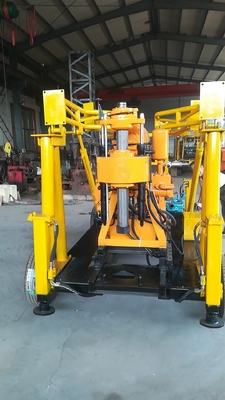 XY-1/XY-1A/GL200/GL250/GL300 Dört Tekerlekli Römork su kuyusu Sondaj Rig