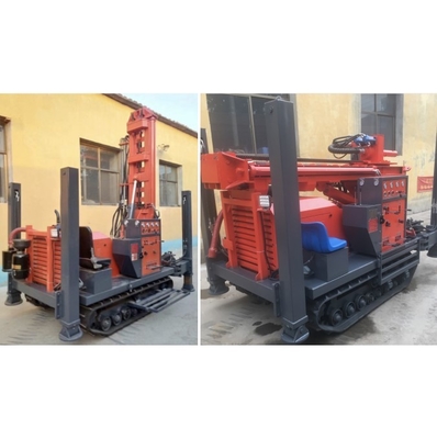 Madencilik Kuyu Buhranı Derinliği 100 ila 800m Crawler Pnömatik Döner Su Kuyu Buhranı Rig