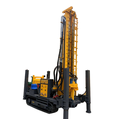 Crawler Gl350s Su kuyusu matkabı 350m Derinlik 105-325mm Delik çapı