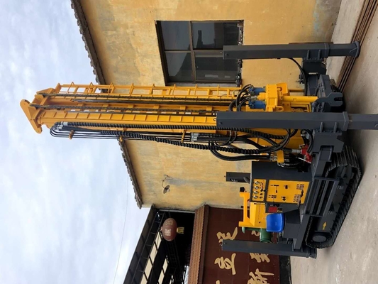 Crawler Gl350s Su kuyusu matkabı 350m Derinlik 105-325mm Delik çapı