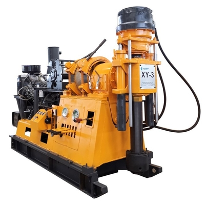 75mm Derinlik Elmas Çekirdekli Matkap Rig, Arama Sondaj Ekipmanları Dizel Powered