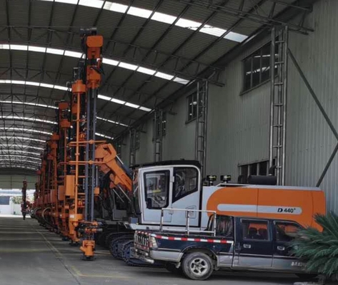 Endüstriyel Kaya Delici Rig, Hava Kompresörlü Entegre Sondaj Ekipmanları