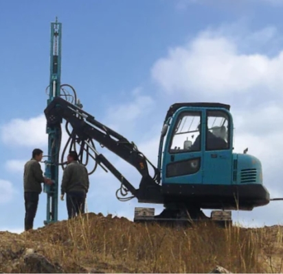 30m Blasthole Madencilik ve Sondaj Ekipmanları Şev Ankrajı için 2.4Mpa Yüksek Basınç