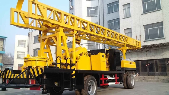 400m için Döner Kuyu Sondajı Rig, Römork Tipi Hava Sondaj Ekipmanları