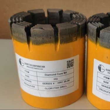 Kablolu Karot Delme için Sert Kaya Emprenyeli Karot Uçları