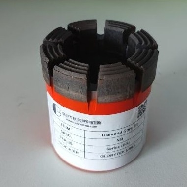 BQ NQ HQ PQ Impregnated Diamond Core Bits Jeolojik Araştırma