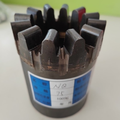 Sert Granit Kaya Örnekleme için Kablolu Karot Nq 75mm Emprenyeli Çekirdek Bit