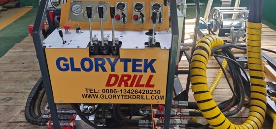 Dizel Motorlu Gl500e Farklı Açı Taşınabilir Karot Rig
