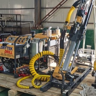 Dizel Motorlu Gl500e Farklı Açı Taşınabilir Karot Rig