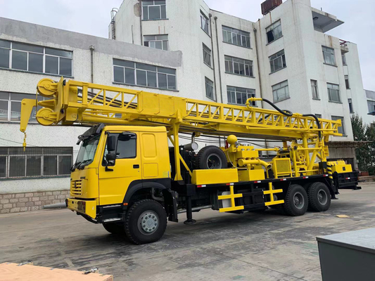 300m Kuyu Sondaj Rig Howo 6x4 Kamyon Şasi Döner Tabla Tipi