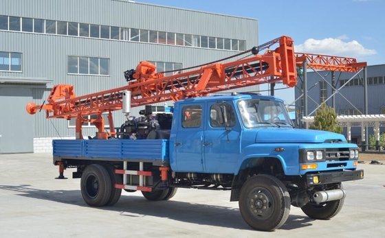Derin 350m Su Kuyusu Sondaj Rig Üst Sürücü Off Road Kamyon Monteli