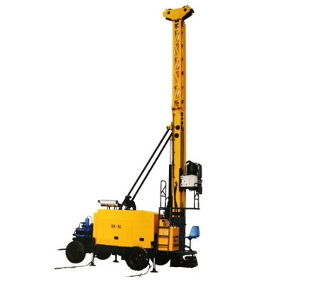 GLDX-5C Jeoteknik Numune Alma Maden Tetkik Sondaj Makinaları Hidrolik Römork