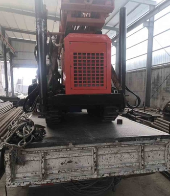 Gl180r Su kuyusu delme teçhizatı Kauçuk sürünücü 180m Derinlik 138-203mm Delik çapı