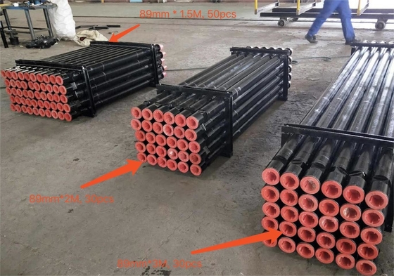 Sondaj Deliği Dth Boru 76mm 89mm 102mm 114mm Çap