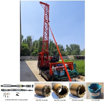 Paletli / Römork / Kızak Şasi Üzerine Monte Edilmiş 22kw Arama Sondaj Makinesi