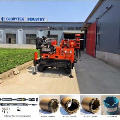 1000 Feet Eğimli Deliğe Kadar Mineral Jeoteknik Sondaj Makinaları