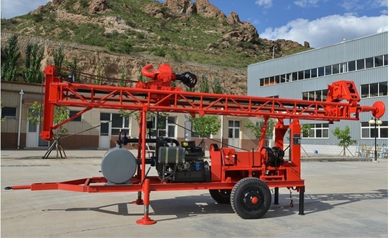 GL-II Su kuyusu matkabı 250m derinlik 90-1200mm delik çapı