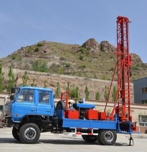 GL-IIA 300m Derinlikte Su Sondaj Makinası Sert Kayalar İçin Kamyona Monteli