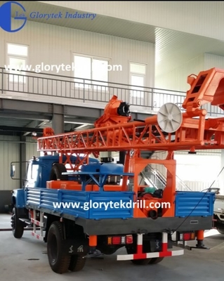 Dth Sondaj Deliği Su Kuyusu Matkap Rig Kamyona Monte 300m Makine Taşınabilir