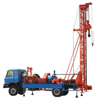 400 M Derinlik Çukur Rotary Su Kuyu Kuyu Kuyruklama Rig Hidrolik Dth Kamyon Montajlı