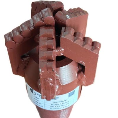 Mayın makineleri için dayanıklı 131mm Drag Pdc matkap parçası
