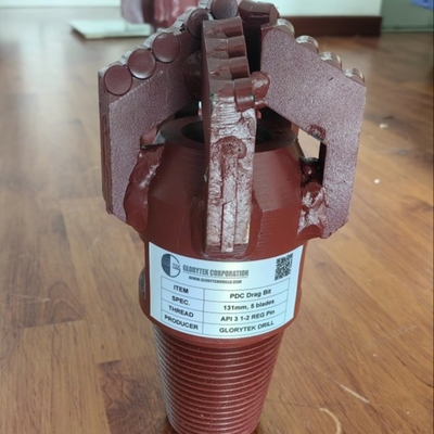 Yumuşak oluşum sondaj aracı Pdc Drag Bit 145mm madencilik ekipman bileşenleri ekler
