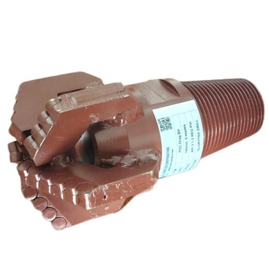 Yumuşak oluşum sondaj aracı Pdc Drag Bit 145mm madencilik ekipman bileşenleri ekler