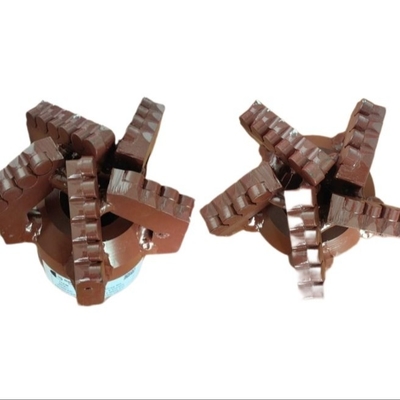 Özel Boyut Pdc Drill Bit Step Tip 5 Kanatlı Yumuşak Kaya Boru