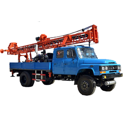 Geotehnik Araştırma Kuyu Kuyu Kuyruklama Rig Kamyonu 150mm Değerde Delik için Montajlı