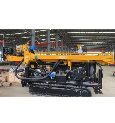 Crawler Şasi Derin Kaya Örnekleme için Tam Hidrolik Keşif Borma Rig Glxd-4