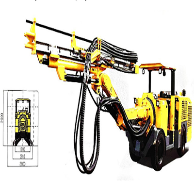 Rock Jumbo Drill Rig Makineleri Tek Boom Model CYTJ45D