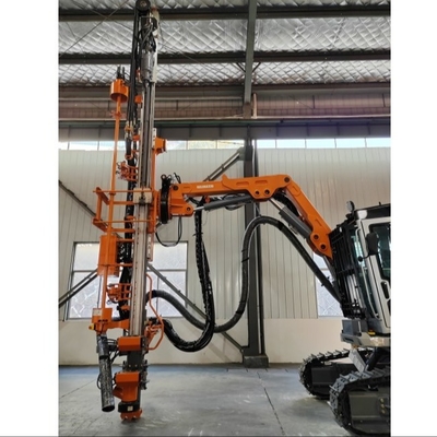 Pnömatik Madencilik DTH / Top Hammer Yüzey Blasthole Drill Rig Integrated Design