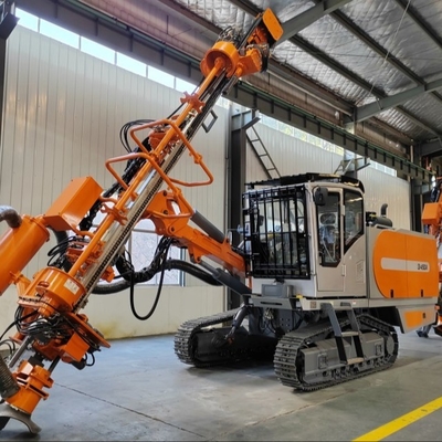 Altın Madenciliği Blasthole Drill Rig Makineleri Taşınabilir Entegre DTH Yüzey Drill / Drilling Rig