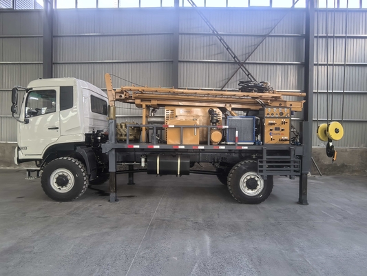 GL500T Hidrolik Kamyon Montajlı Çukur Su Kuyuları Derin Kuyular için Kuyu Kuyuları
