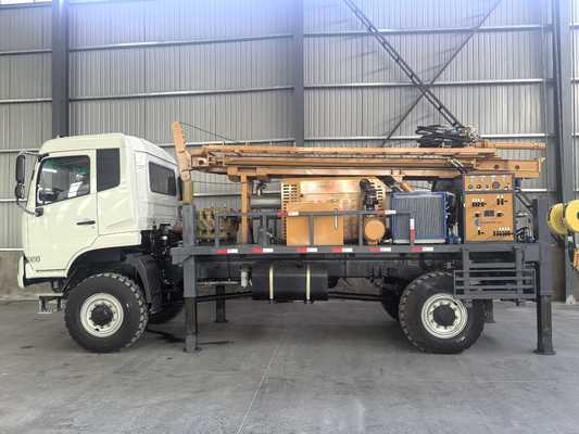 GL500T Hidrolik Kamyon Montajlı Çukur Su Kuyuları Derin Kuyular için Kuyu Kuyuları