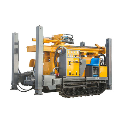 Full Hydraulic GL180R Rubber Crawler Water Well Drill Rig