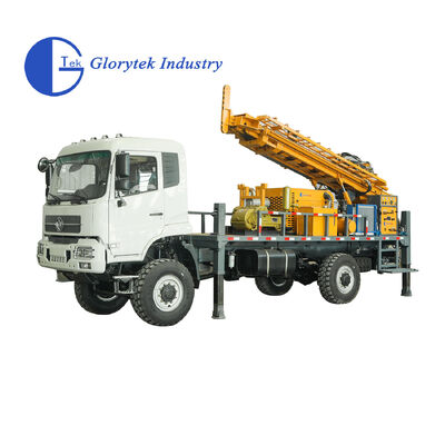 Full Hydraulic 500m Truck Deep Well Drilling Rig with Mud Pump