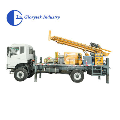 Full Hydraulic Borehole Truck Drilling Rig, 500m Depth, Ideal for Professionals