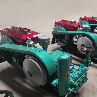 Yüksek Performanslı Yatay Üç Silindirli Karşılıklı Tek Etkili Pistonlu Pompa, Karot Sondajı İçin