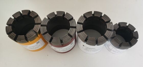 BQ/NQ/HQ/PQ Kablolu Çekirdekli Tam Spesifikasyon Maden Araştırması için Uzun Yaşamlı Elmas Çekirdek Bitleri