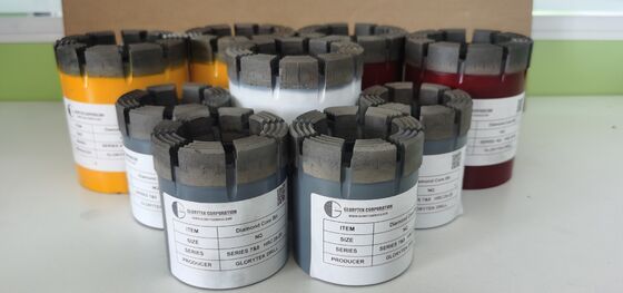 BQ/NQ/HQ/PQ Kablolu Çekirdekli Tam Spesifikasyon Maden Araştırması için Uzun Yaşamlı Elmas Çekirdek Bitleri