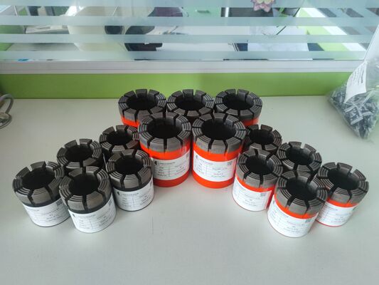 BQ/NQ/HQ/PQ Kablolu Çekirdekli Tam Spesifikasyon Maden Araştırması için Uzun Yaşamlı Elmas Çekirdek Bitleri