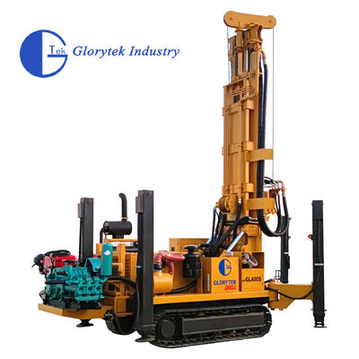 Tam hidrolik sürünen şasi delme deliği / delme teçhizatı 400m derinlik